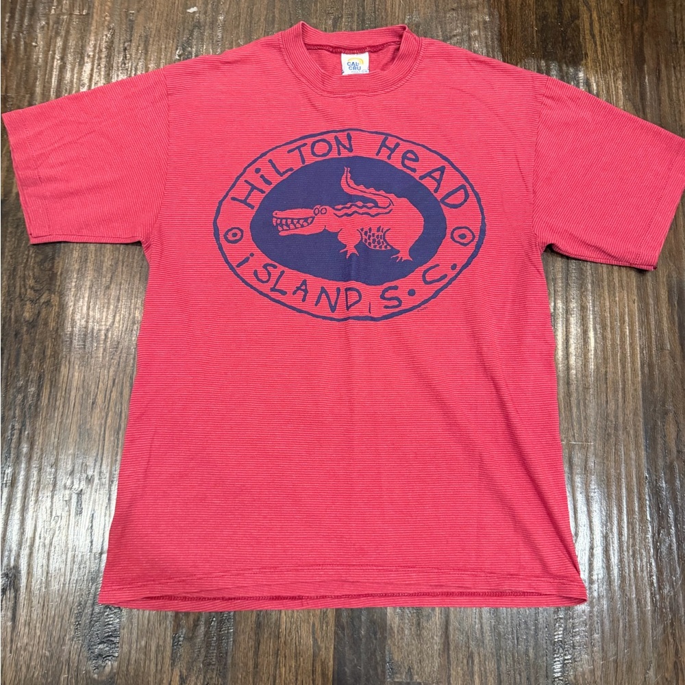 Vintage Hilton Head Island Graphic Tee - Red